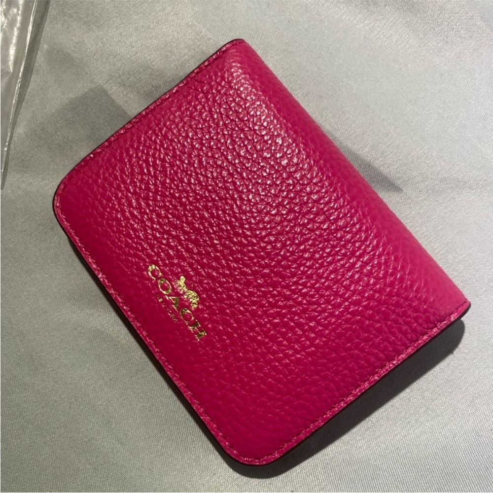 Coach  card holder with keychain ring